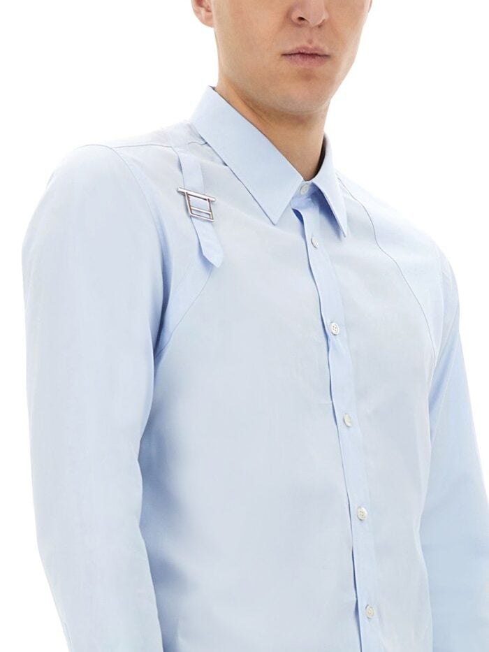 Alexander Mcqueen HARNESS SHIRT WITH T BUCKLE
