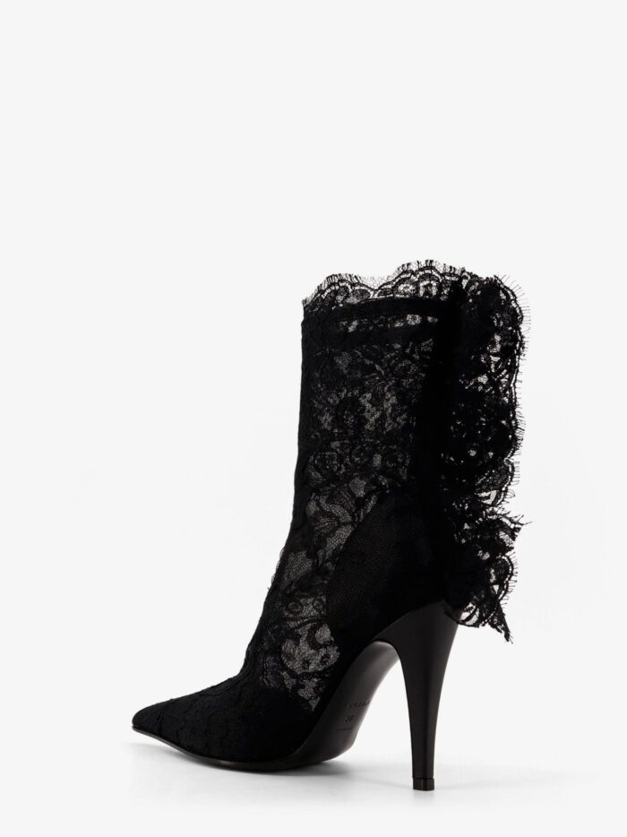 Alexander Mcqueen Heron Lace Boots