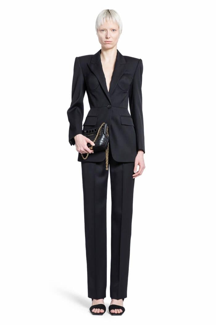 ALEXANDER MCQUEEN High-waisted Cigarette Trousers