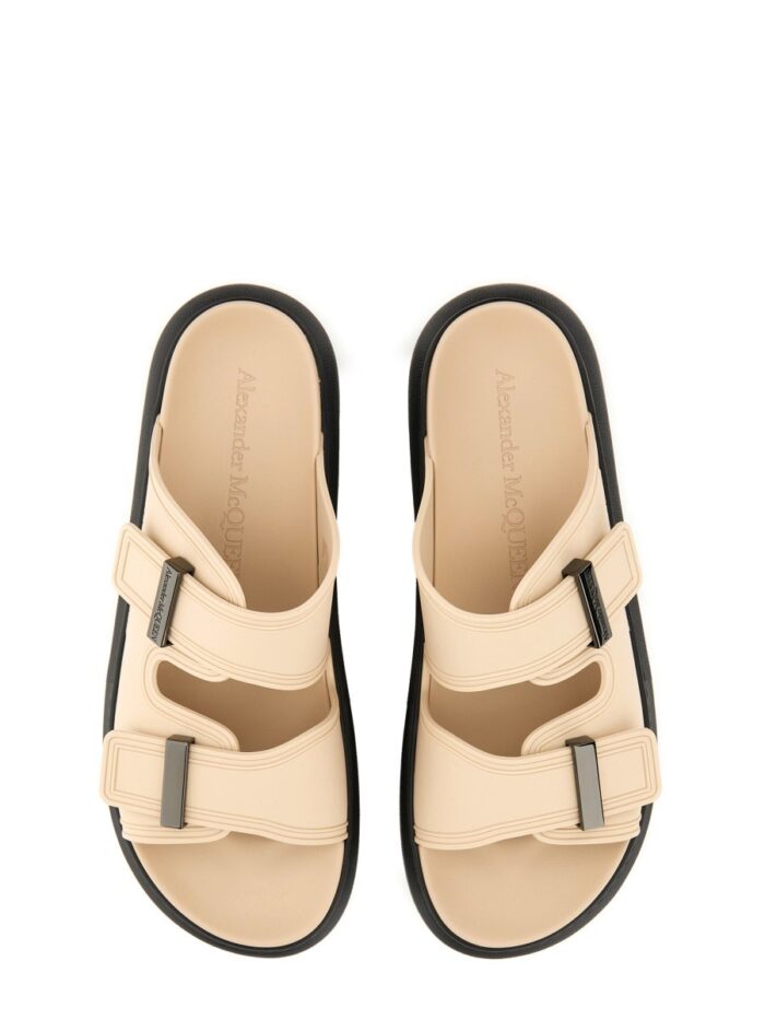 Alexander Mcqueen HYBRID DOUBLE BUCKLE SANDAL