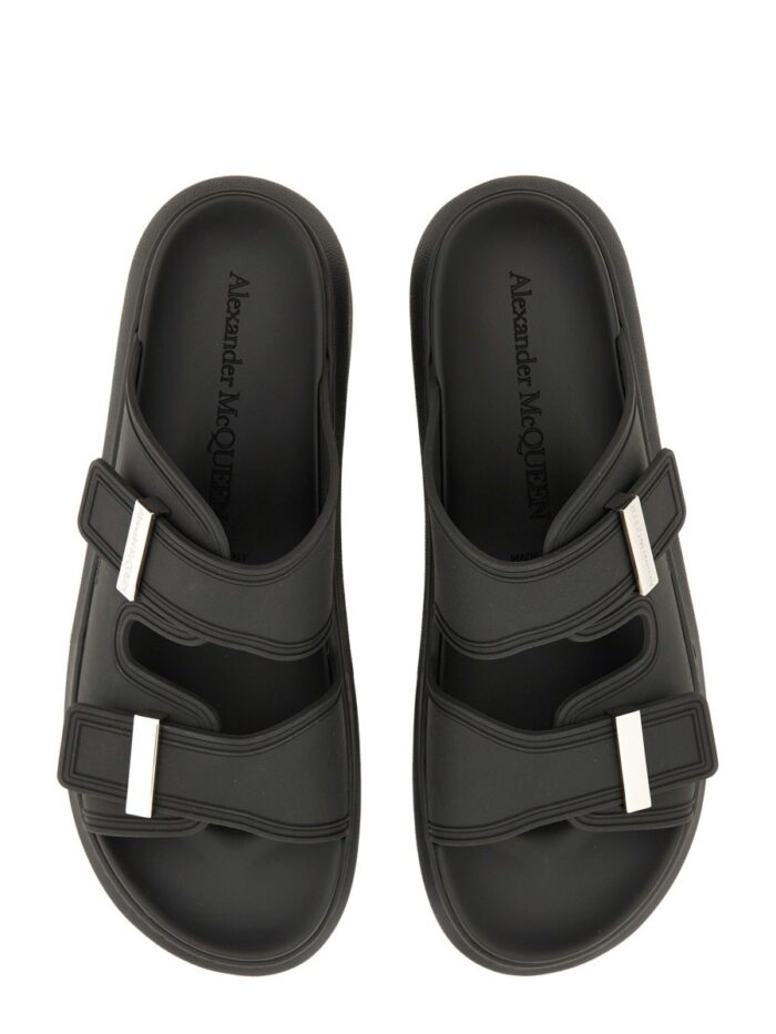 Alexander Mcqueen HYBRID DOUBLE BUCKLE SANDAL
