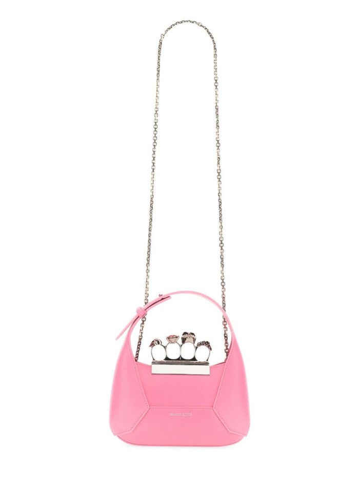 Alexander Mcqueen JEWELLED MINI HOBO BAG
