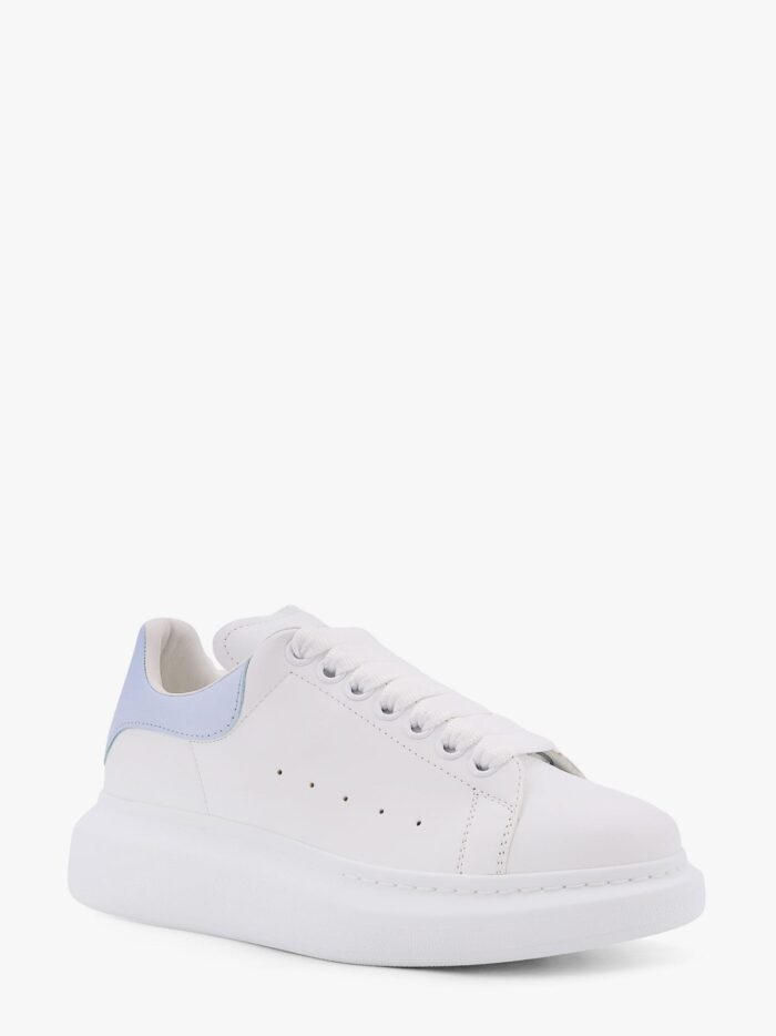 Alexander Mcqueen Larry Leather Sneakers With Iconic Logo Detail