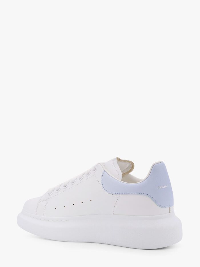 Alexander Mcqueen Larry Leather Sneakers With Iconic Logo Detail