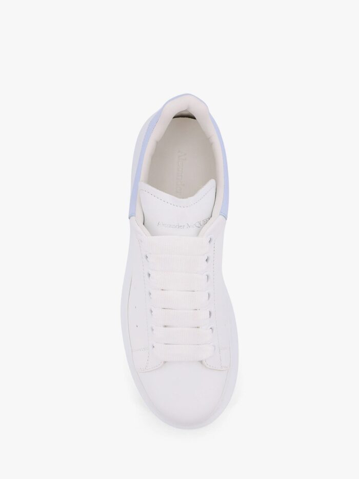 Alexander Mcqueen Larry Leather Sneakers With Iconic Logo Detail
