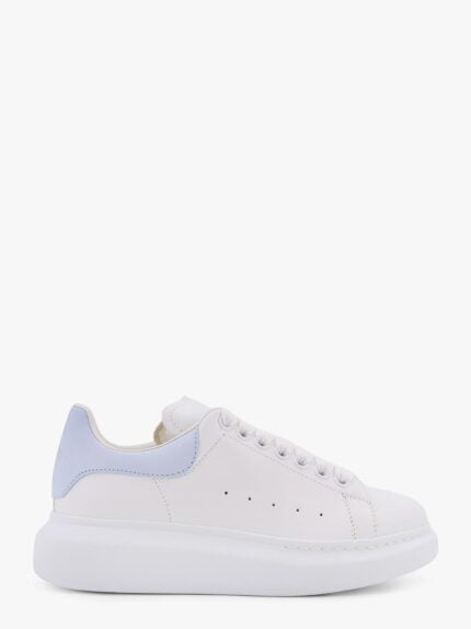 Alexander Mcqueen Larry Leather Sneakers With Iconic Logo Detail