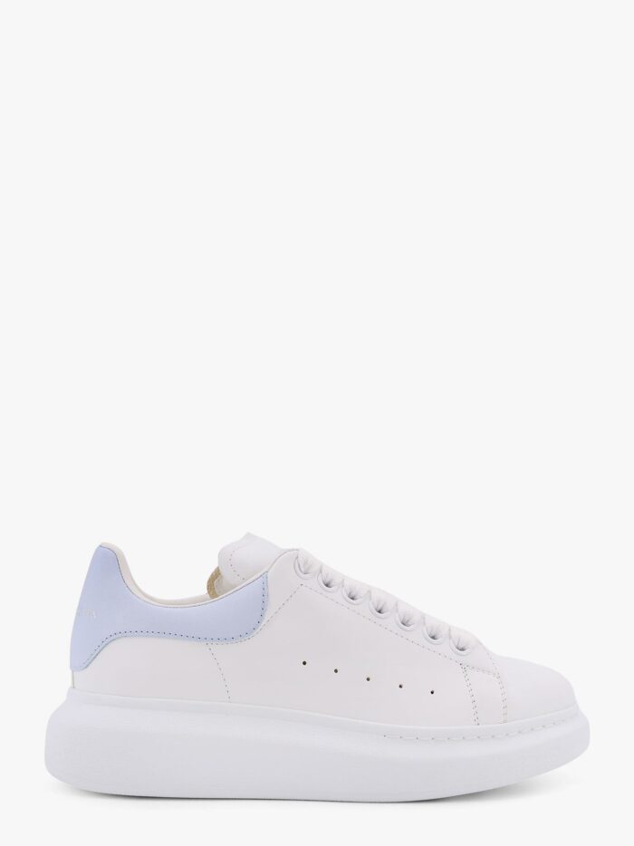 Alexander Mcqueen Larry Leather Sneakers With Iconic Logo Detail