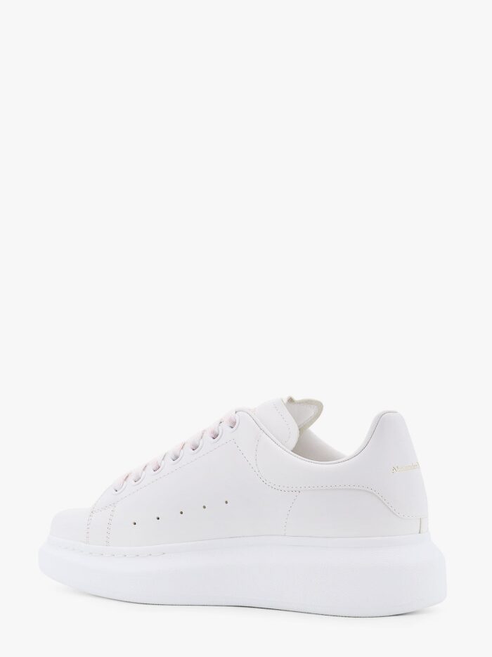 Alexander Mcqueen Larry Leather Sneakers With Logo Detail On The Back