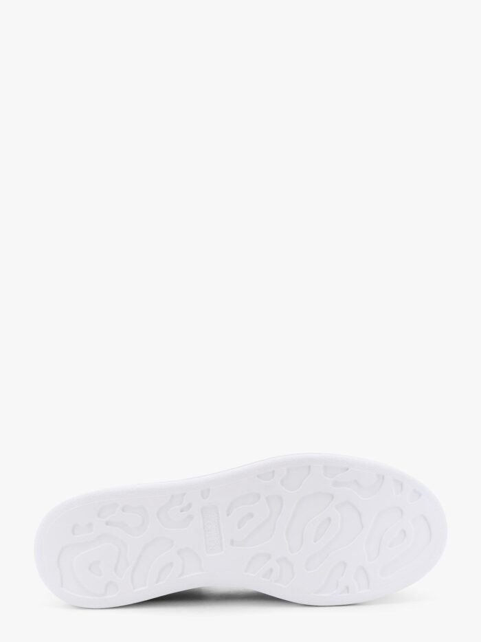 Alexander Mcqueen Larry Leather Sneakers With Logo Detail On The Back