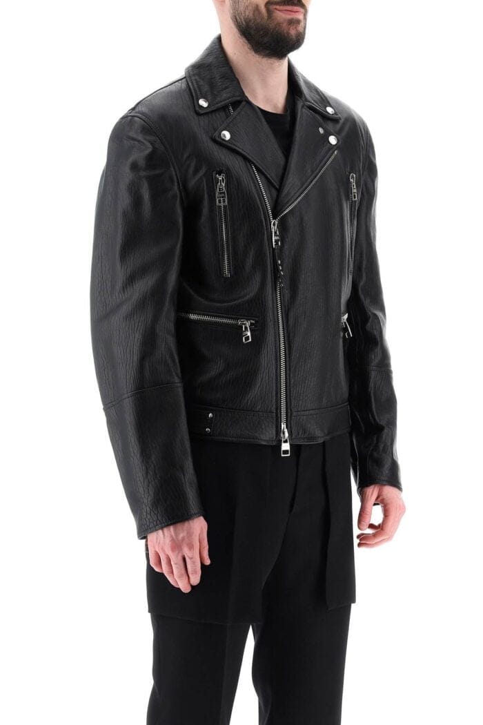 ALEXANDER MCQUEEN Leather Biker Jacket