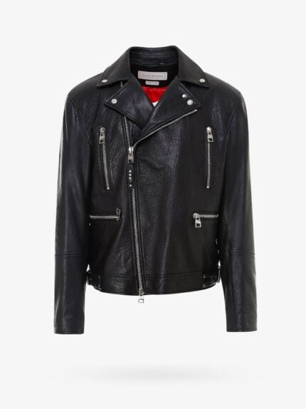 Alexander Mcqueen Leather Biker Jacket