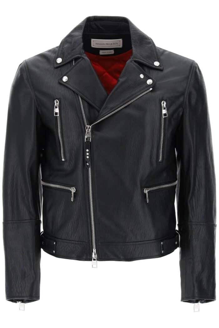 ALEXANDER MCQUEEN Leather Biker Jacket