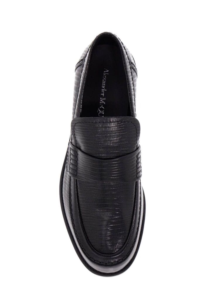 ALEXANDER MCQUEEN Leather Jupiter Loafers For