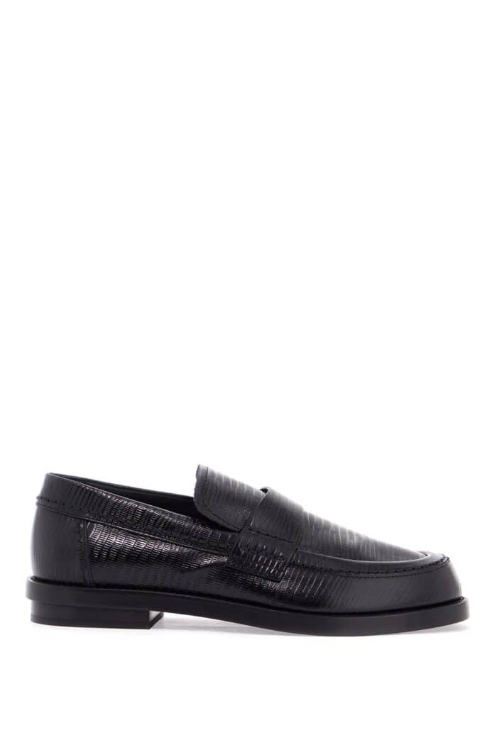 ALEXANDER MCQUEEN Leather Jupiter Loafers For