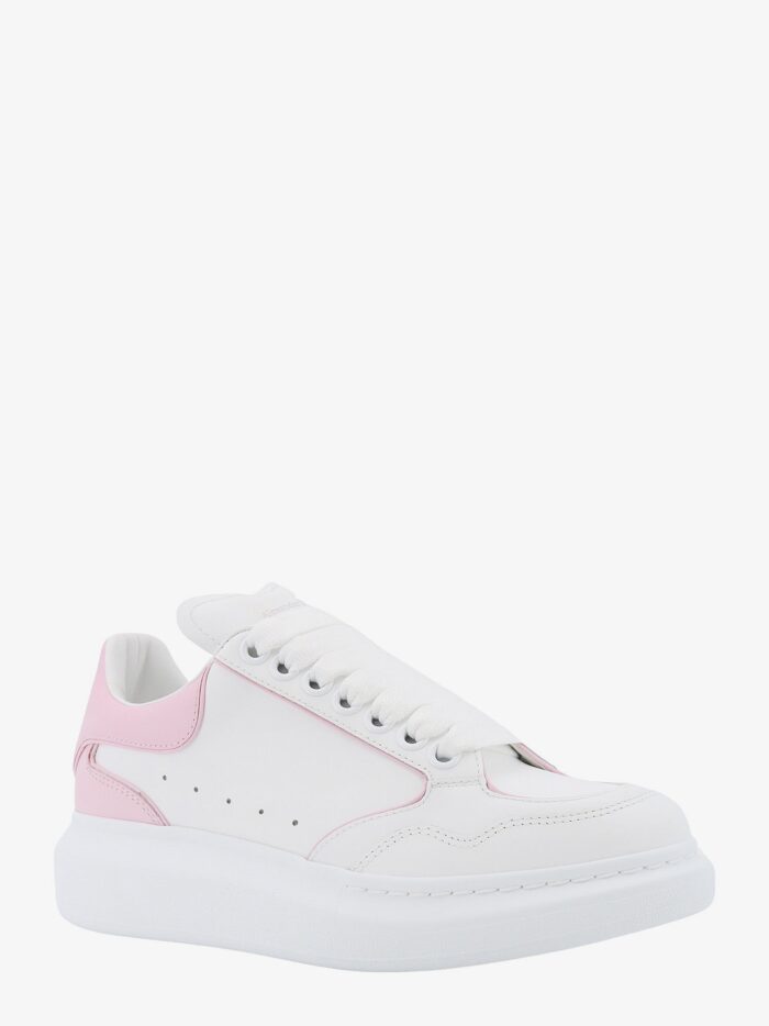 Alexander Mcqueen Leather Sneakers With Logo Detail