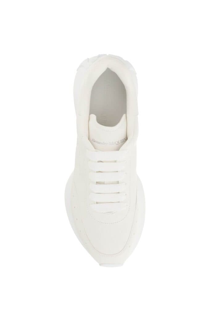 Alexander Mcqueen Leather Sprint Runner Sneakers