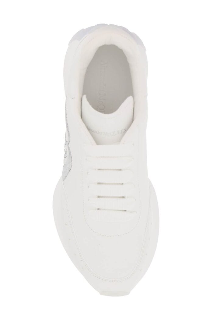 Alexander Mcqueen Leather Sprint Runner Sneakers