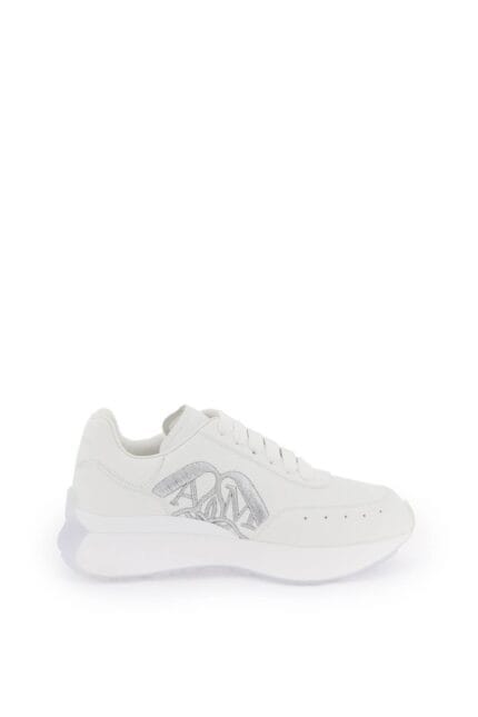 Alexander Mcqueen Leather Sprint Runner Sneakers