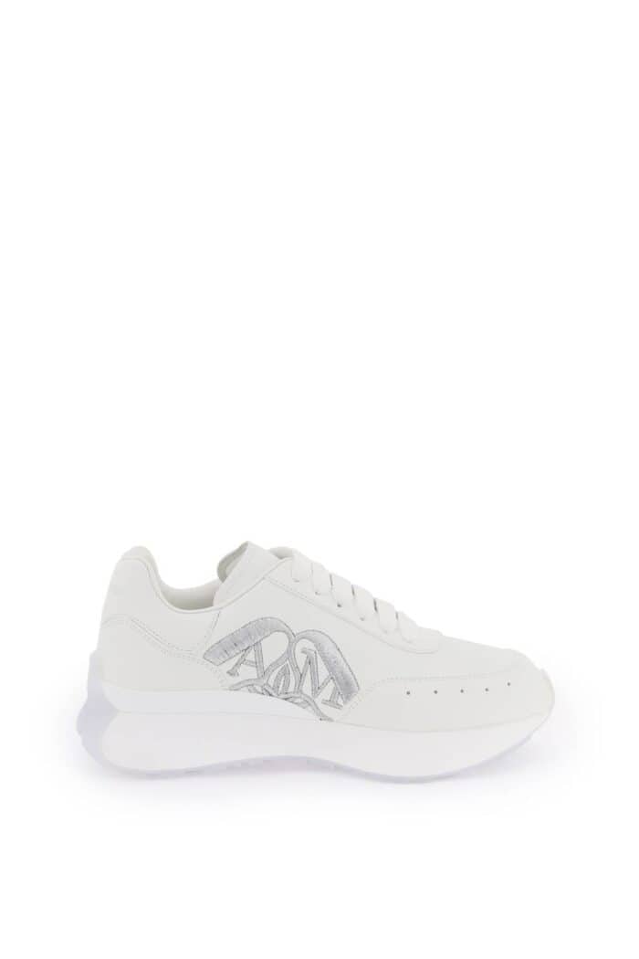 Alexander Mcqueen Leather Sprint Runner Sneakers