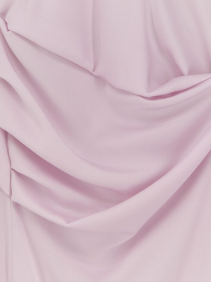 Alexander Mcqueen Long Dress With Drapery