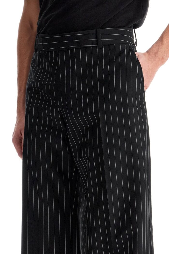 ALEXANDER MCQUEEN Low-waisted Pinstripe