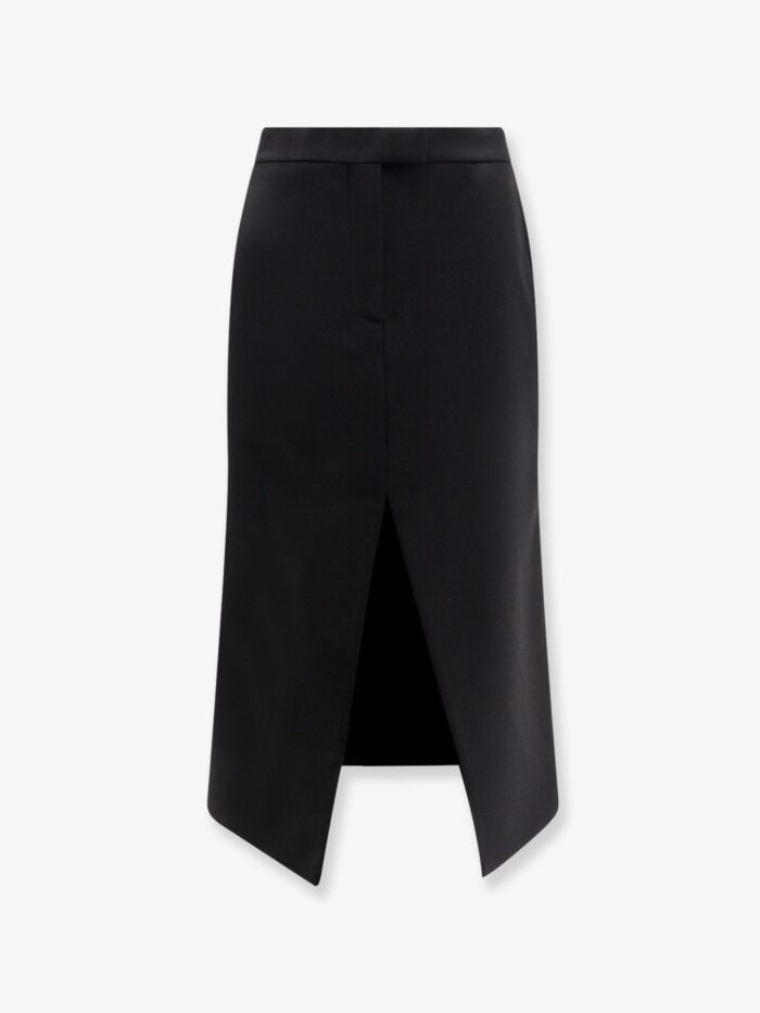Alexander Mcqueen Midi Wool Skirt