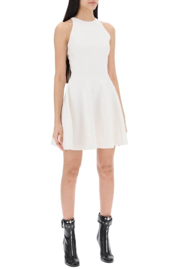 Alexander Mcqueen "mini Knitted Skater Dress