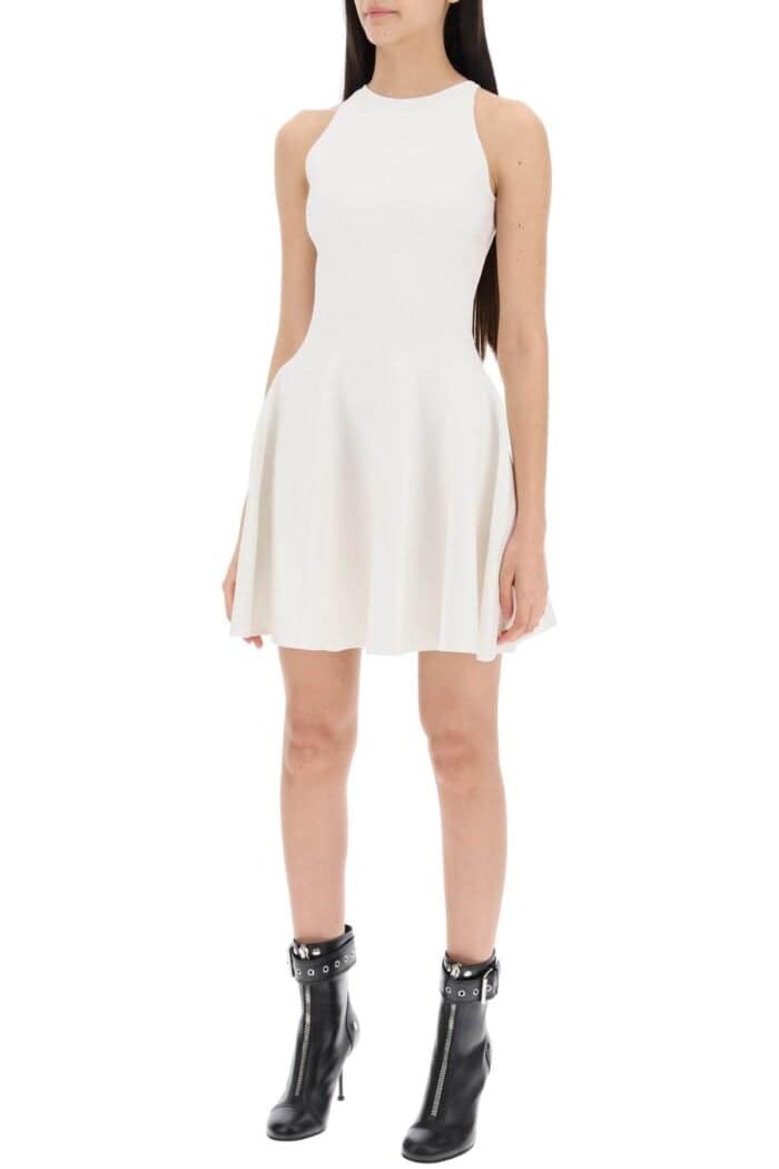 Alexander Mcqueen "mini Knitted Skater Dress