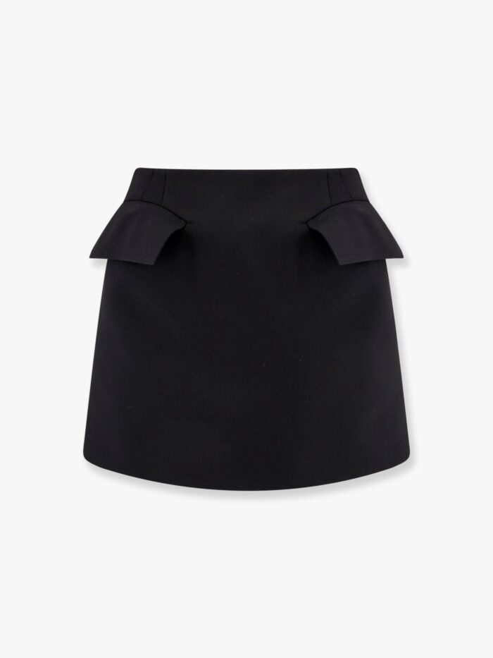 Alexander Mcqueen Mini Lenght Wool Skirt
