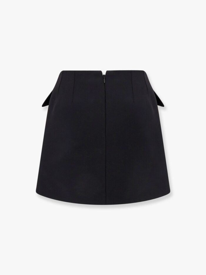 Alexander Mcqueen Mini Lenght Wool Skirt