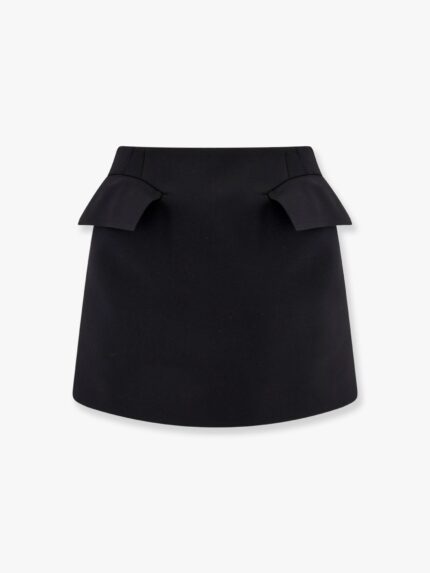 Alexander Mcqueen Mini Lenght Wool Skirt