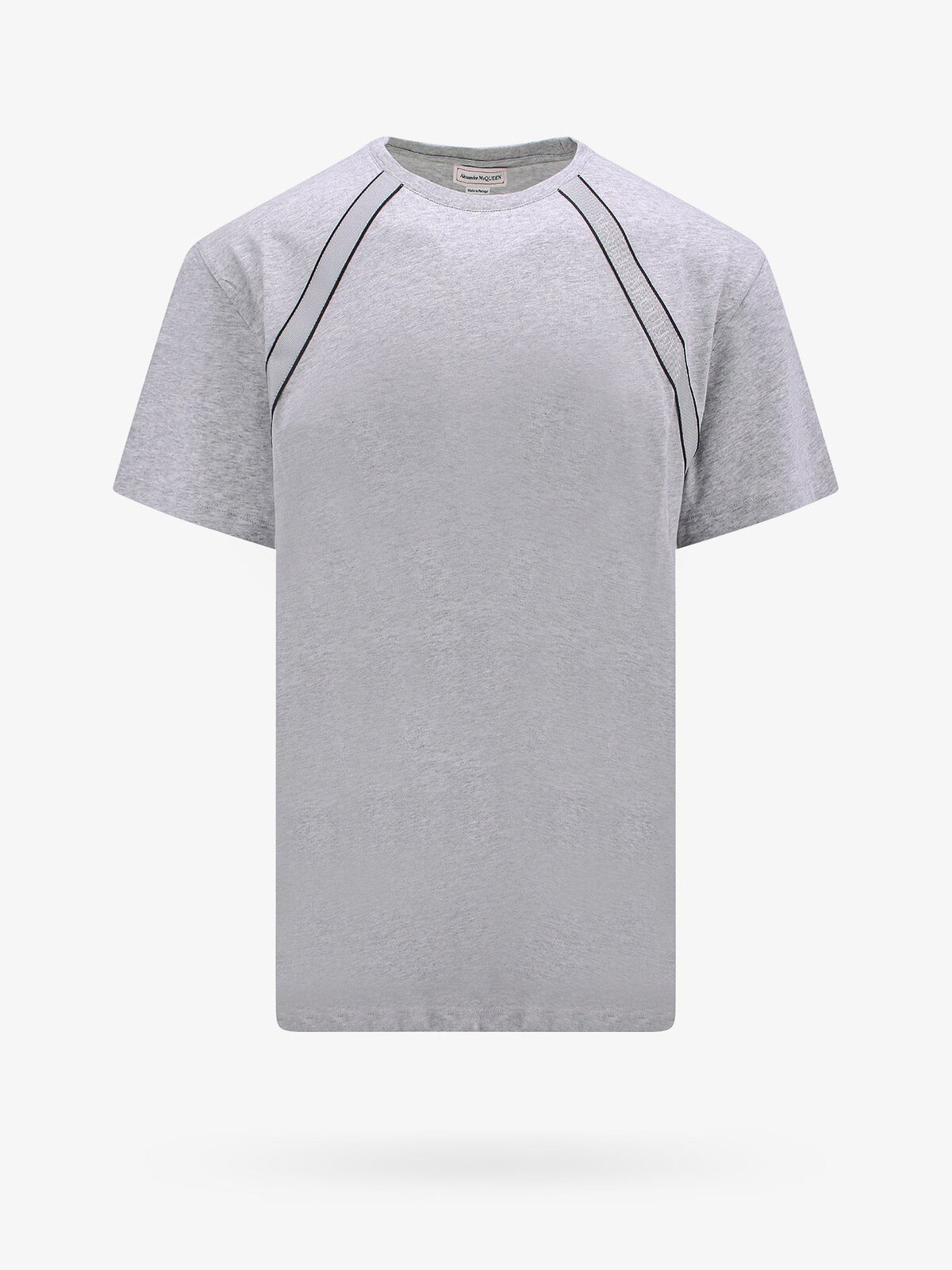Alexander Mcqueen Organic Cotton T-shirt With Logo Detail