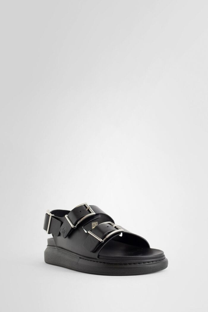 ALEXANDER MCQUEEN Oversized Leather Sandals