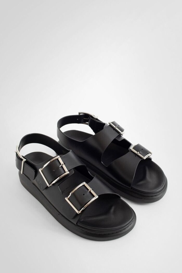 ALEXANDER MCQUEEN Oversized Leather Sandals