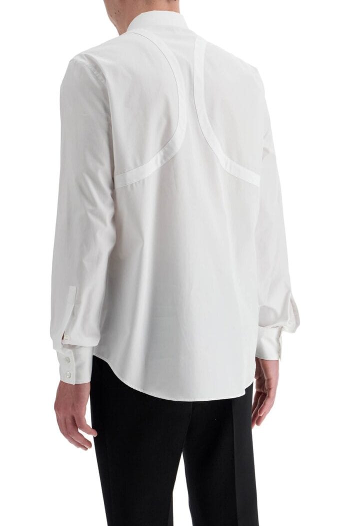 ALEXANDER MCQUEEN Poplin Harness Shirt For Men