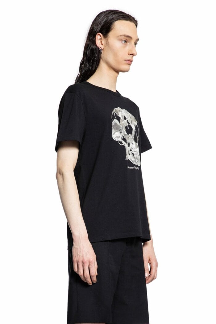 ALEXANDER MCQUEEN Pressed Flower Skull T-Shirt