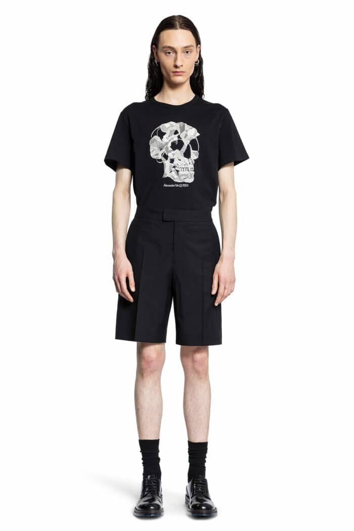 ALEXANDER MCQUEEN Pressed Flower Skull T-Shirt