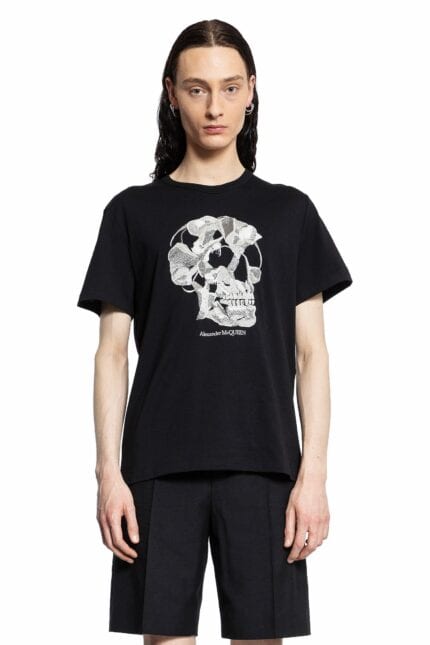 ALEXANDER MCQUEEN Pressed Flower Skull T-Shirt