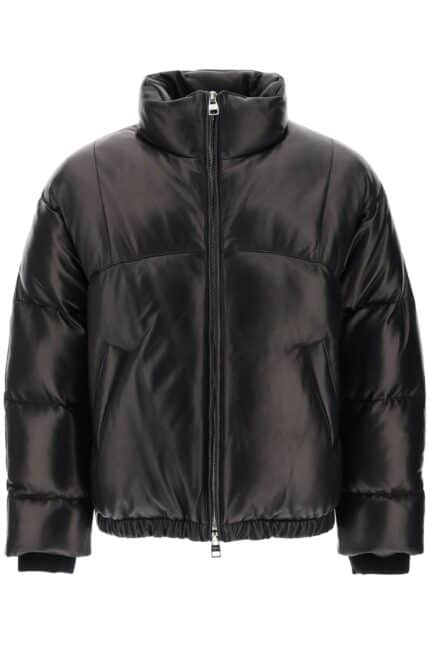 Alexander Mcqueen Quilted Leather Puffer Jacket