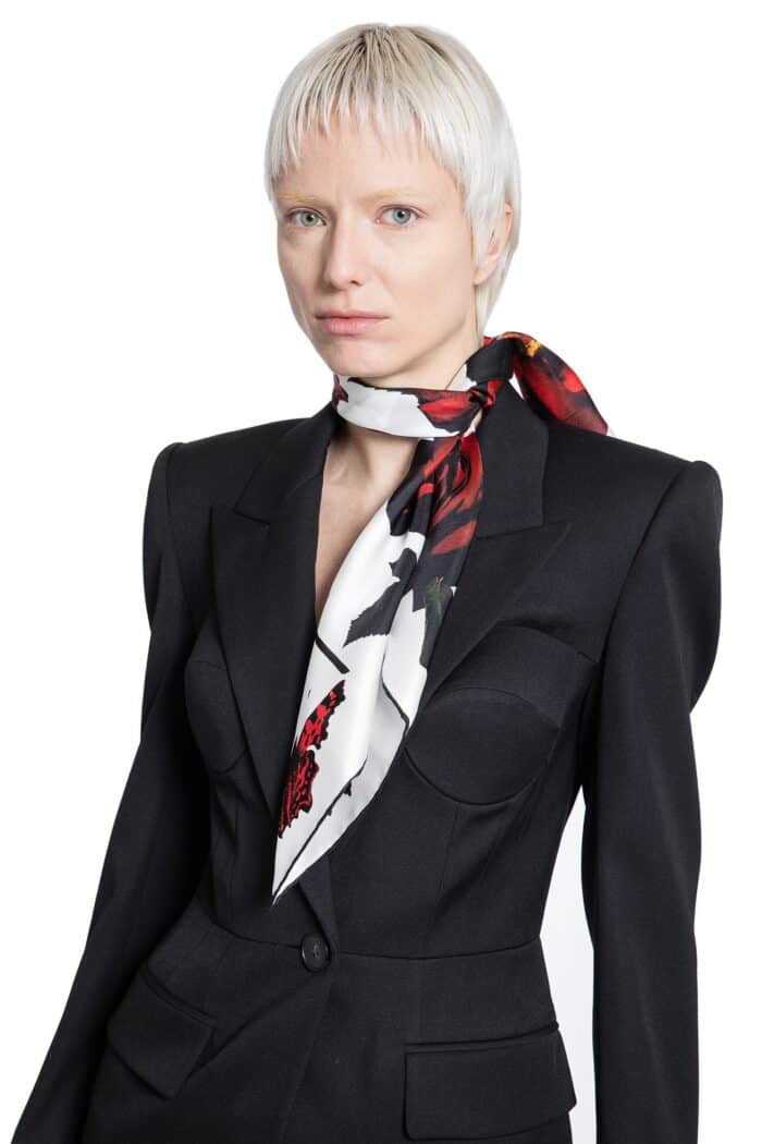 ALEXANDER MCQUEEN Rose Scarf