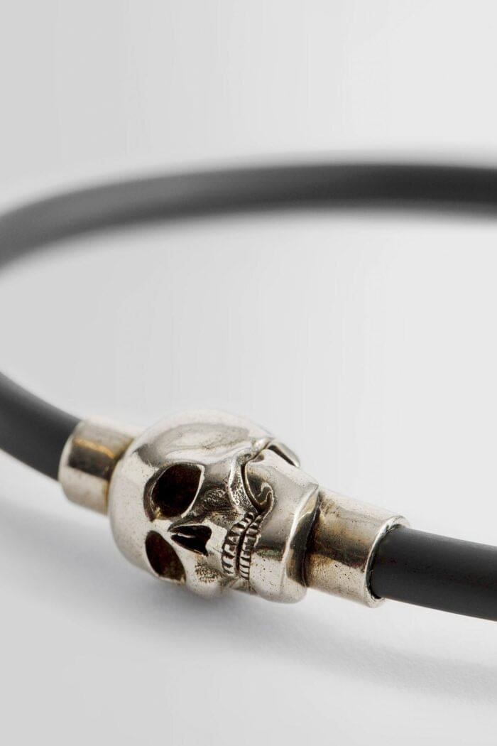 ALEXANDER MCQUEEN Rubber Cord Skull Bracelet