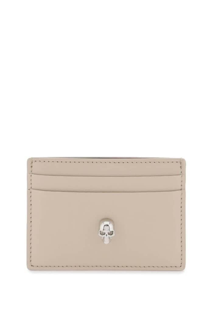 alexander mcqueen saffiano leather skull card holder Alexander Mcqueen Saffiano Leather Skull Card Holder
