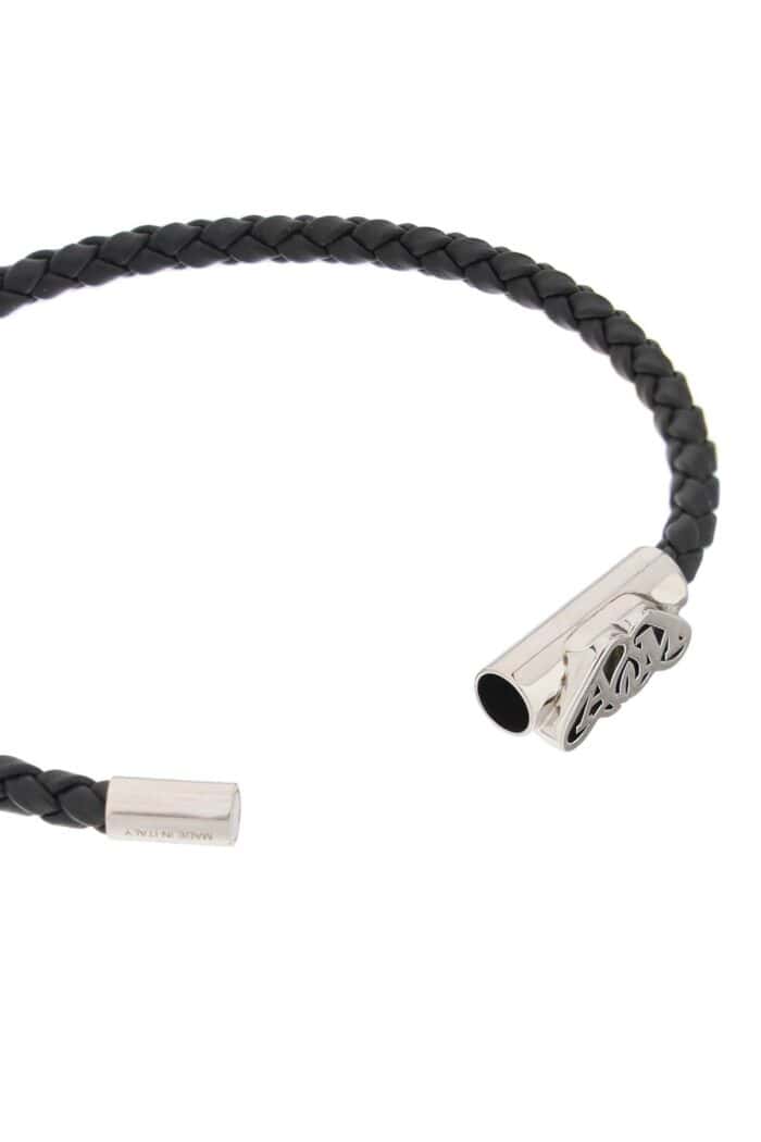 Alexander Mcqueen Seal Leather Bracelet