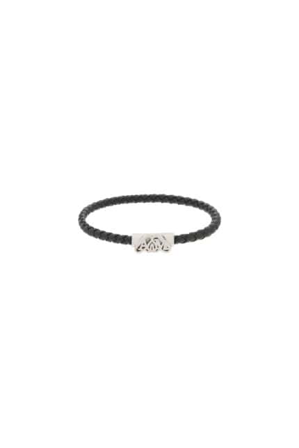 Alexander Mcqueen Seal Leather Bracelet