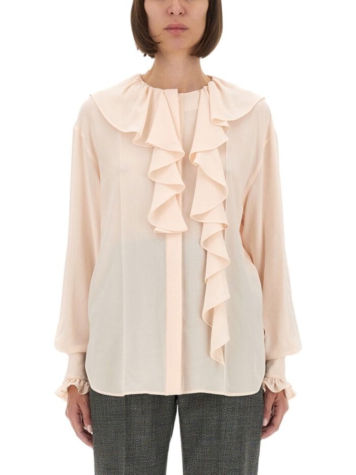 Alexander Mcqueen SHIRT WITH RUFFLES