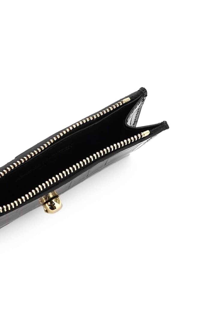 ALEXANDER MCQUEEN Skull Card Holder Pouch