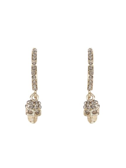 Alexander Mcqueen "SKULL" HOOP EARRINGS