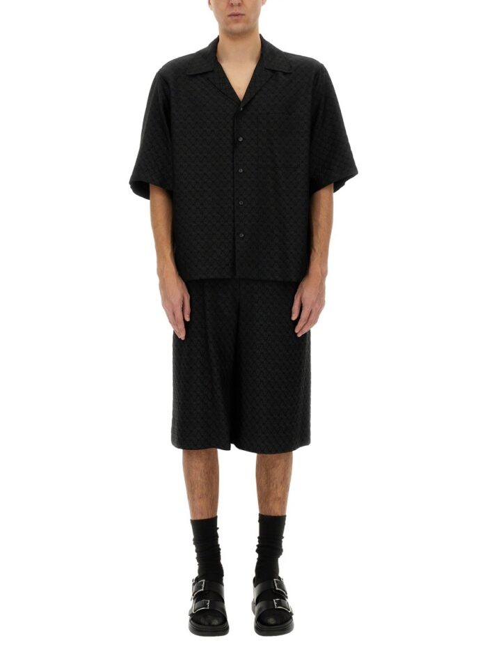Alexander Mcqueen SKULL JACQUARD PATTERN SHORTS