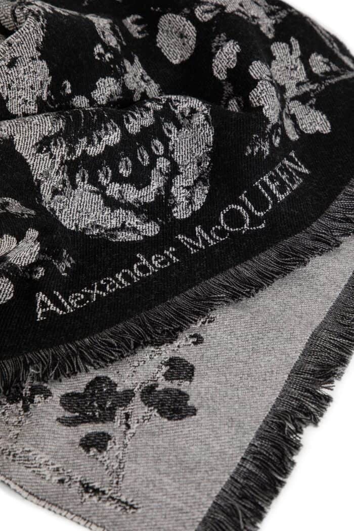 ALEXANDER MCQUEEN Skull-motif Wool Scarf