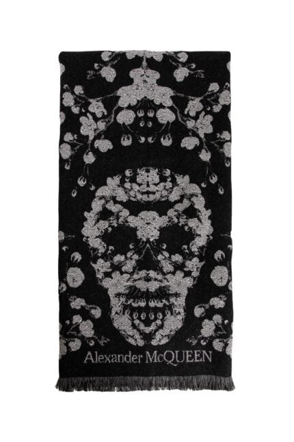 ALEXANDER MCQUEEN Skull-motif Wool Scarf